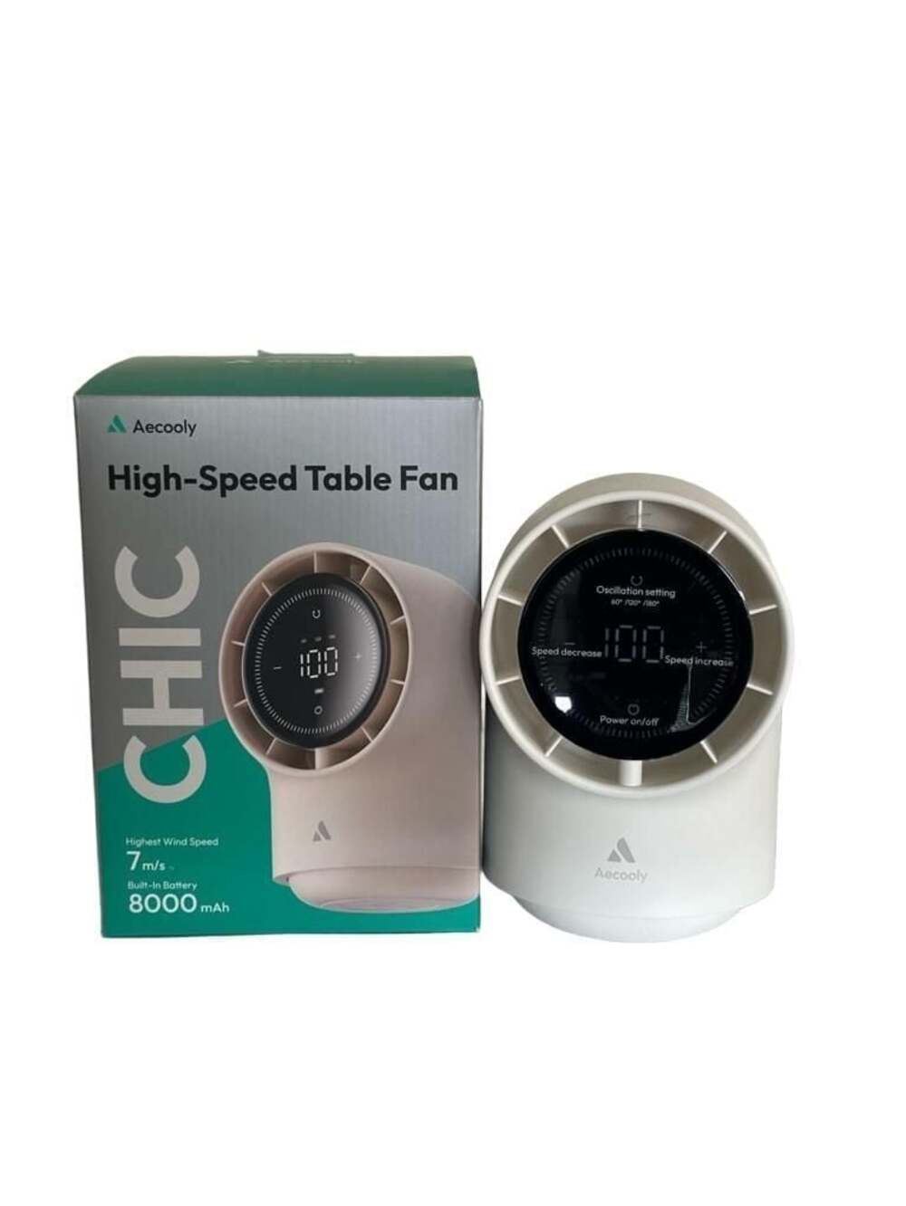 Aecooly Chic TB01 Table Fan White